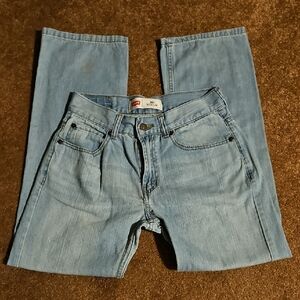 Levi's 505 Jeans Light Wash Boys 16 Mens 28 x 28